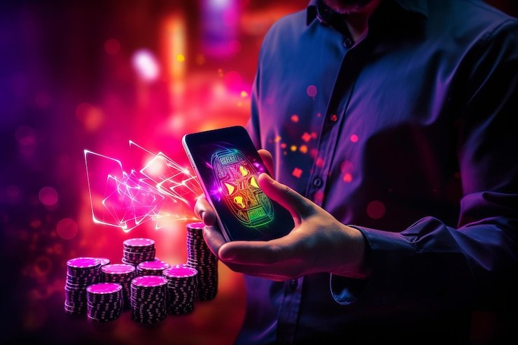 holyslot777 mobile app interface showing live-dealer tables and sportsbook markets on an Android phone screen